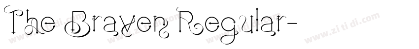 The Braven Regular字体转换